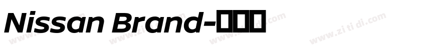 Nissan Brand字体转换 Nissan Brand字体转换